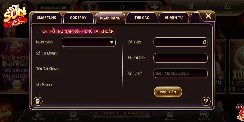 Bí kíp để giao dịch nạp tiền nhanh và ổn định hơn tại Sunwin Bí kíp để giao dịch nạp tiền nhanh và ổn định hơn tại Sunwin